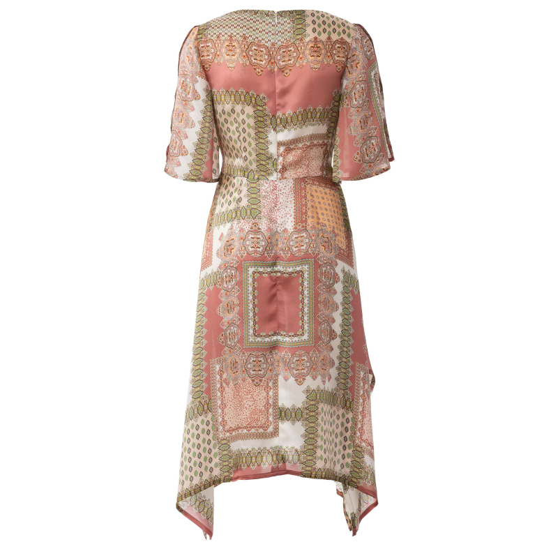 Patron Burda 5903 - Robe avec jupe a pointe