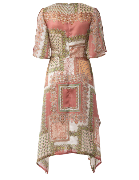 Patron Burda 5903 - Robe avec jupe a pointe