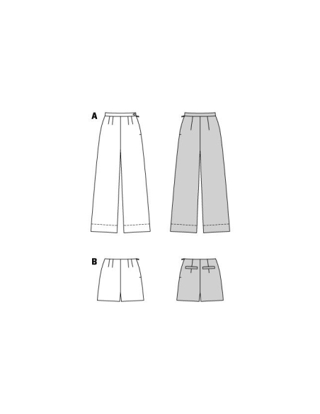 Patron Burda 5898 - Pantalon ajusté