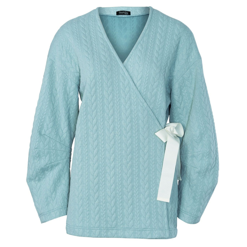 Patron Burda 5892 - Vestes cache-cœur