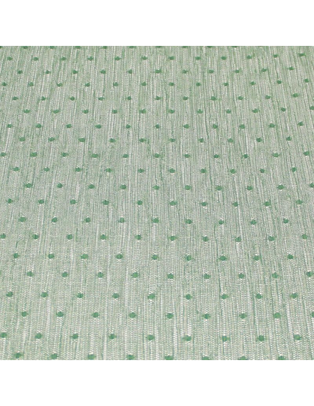 Résille plissé - Pois vert