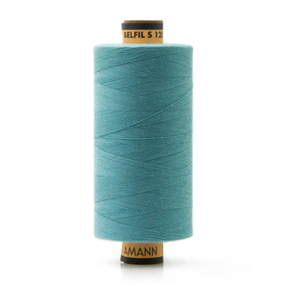 Bobine fil à coudre 1000m tout tissus Amann Belfil - Bleu FUS1440