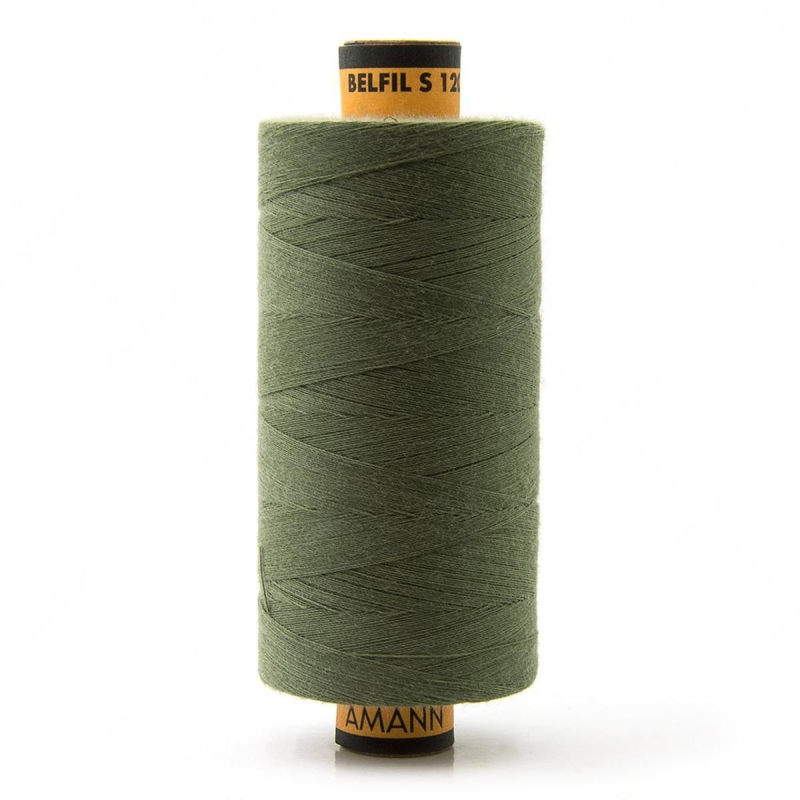 Bobine fil à coudre 1000m tout tissus Amann Belfil - Vert FUS731