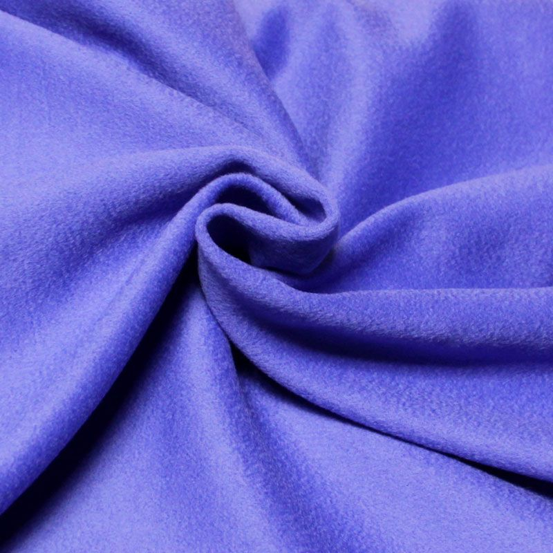 Velours de laine 100% cachemire - Bleu