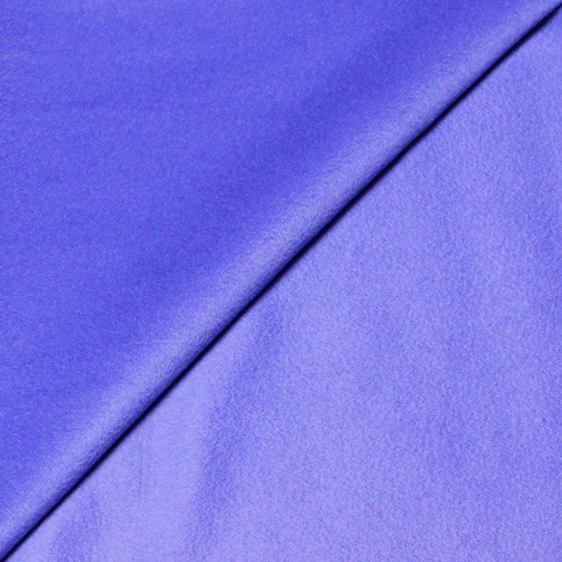 Velours de laine 100% cachemire - Bleu