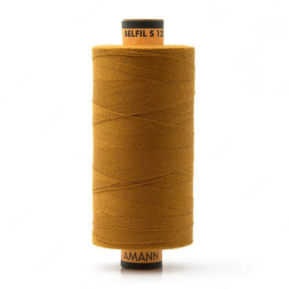 Bobine fil à coudre 1000m tout tissus Amann Belfil - Marron clair FUS1131