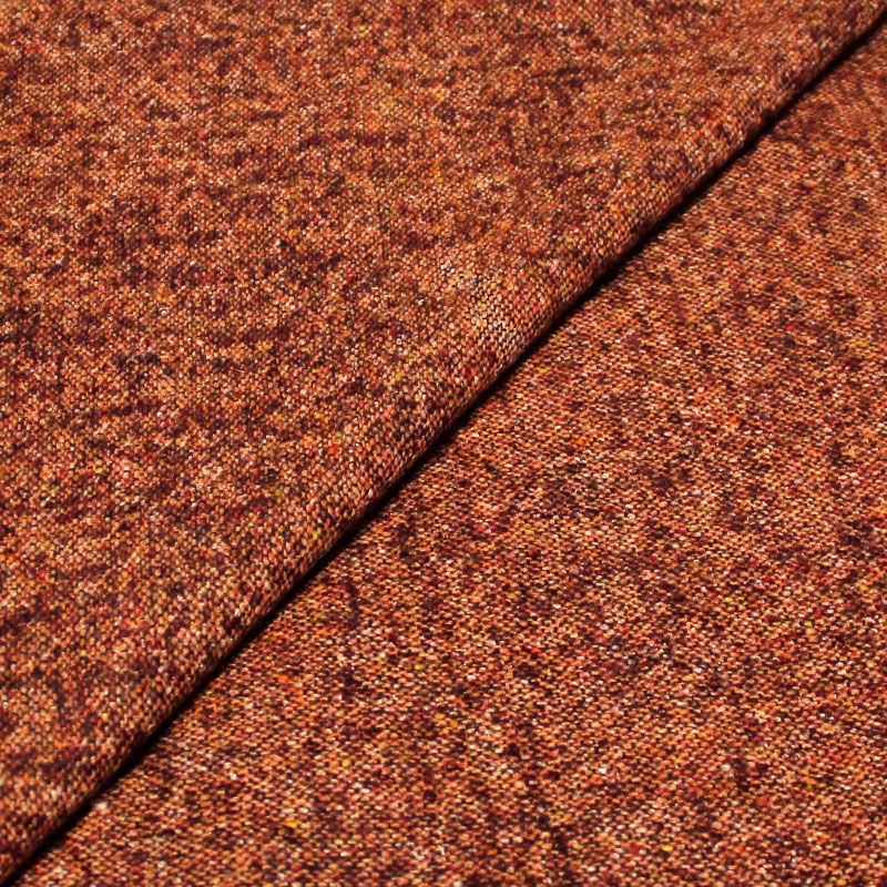 Tweed 100% laine - Ton orange