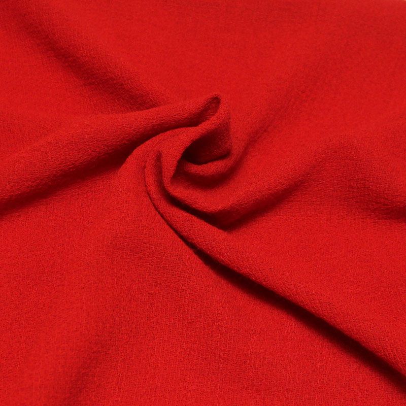 Gaze de laine - Rouge