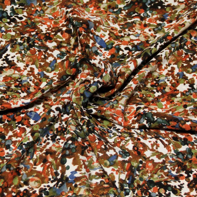 Javanaise imprimée - Félicité fond écru