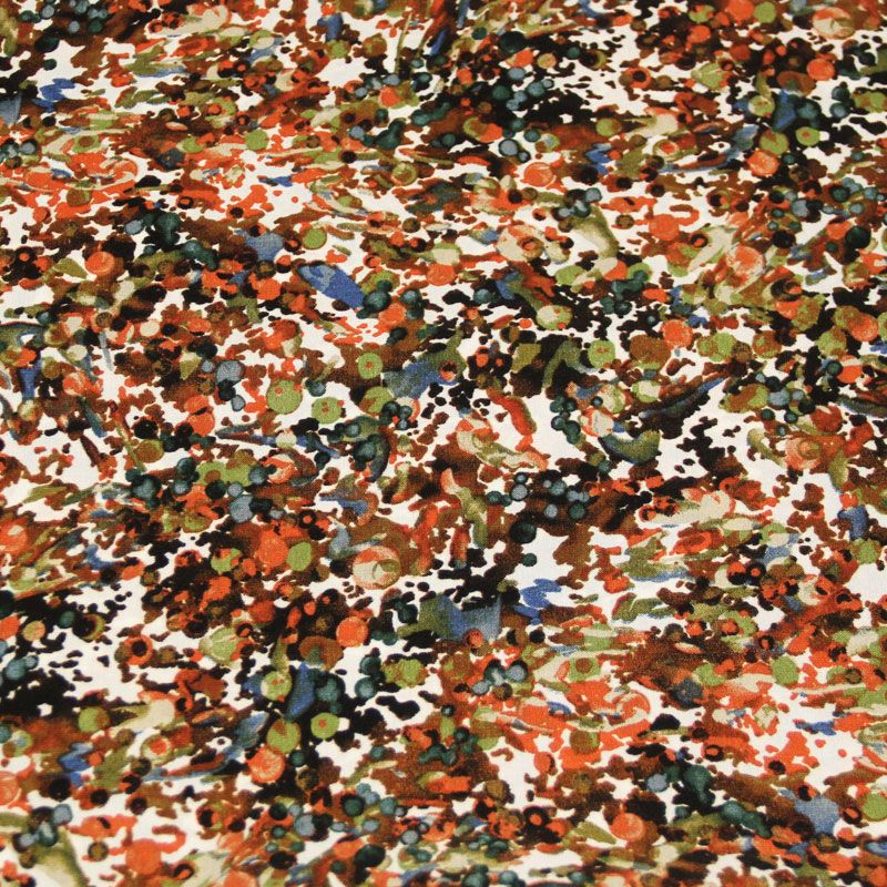 Javanaise imprimée - Félicité fond écru