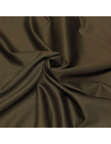 Tissu tailleur super 140s - Brun Yucatan