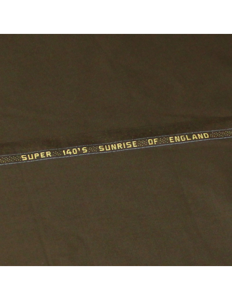 Tissu tailleur super 140s - Brun Yucatan