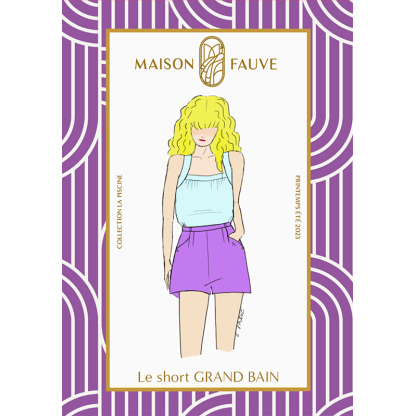 Patron Maison Fauve - Short Grand Bain