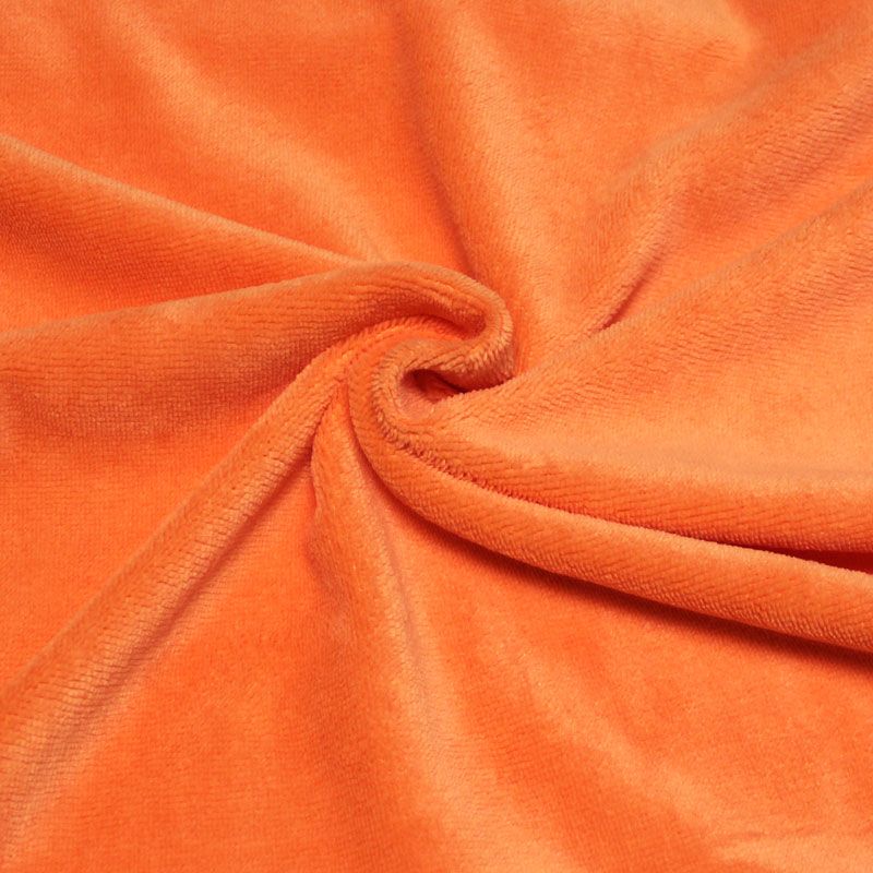 Tissu éponge bambou - Corail