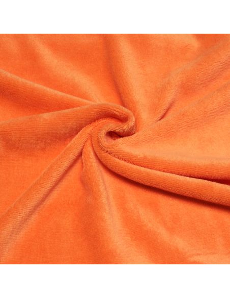 Tissu éponge bambou - Corail