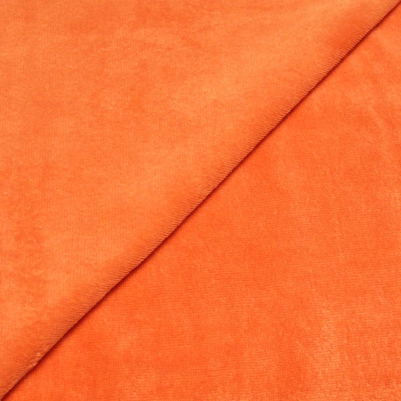 Tissu éponge bambou - Corail