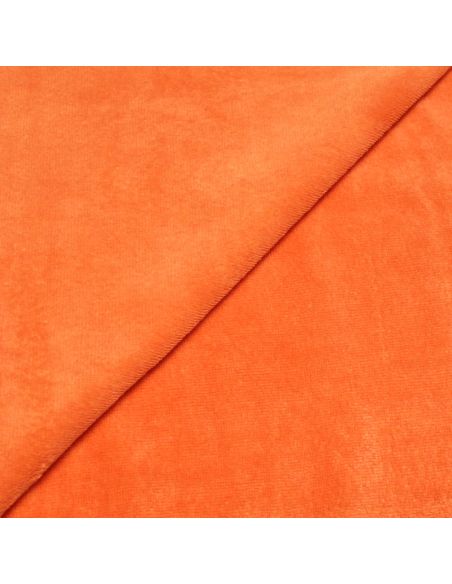 Tissu éponge bambou - Corail