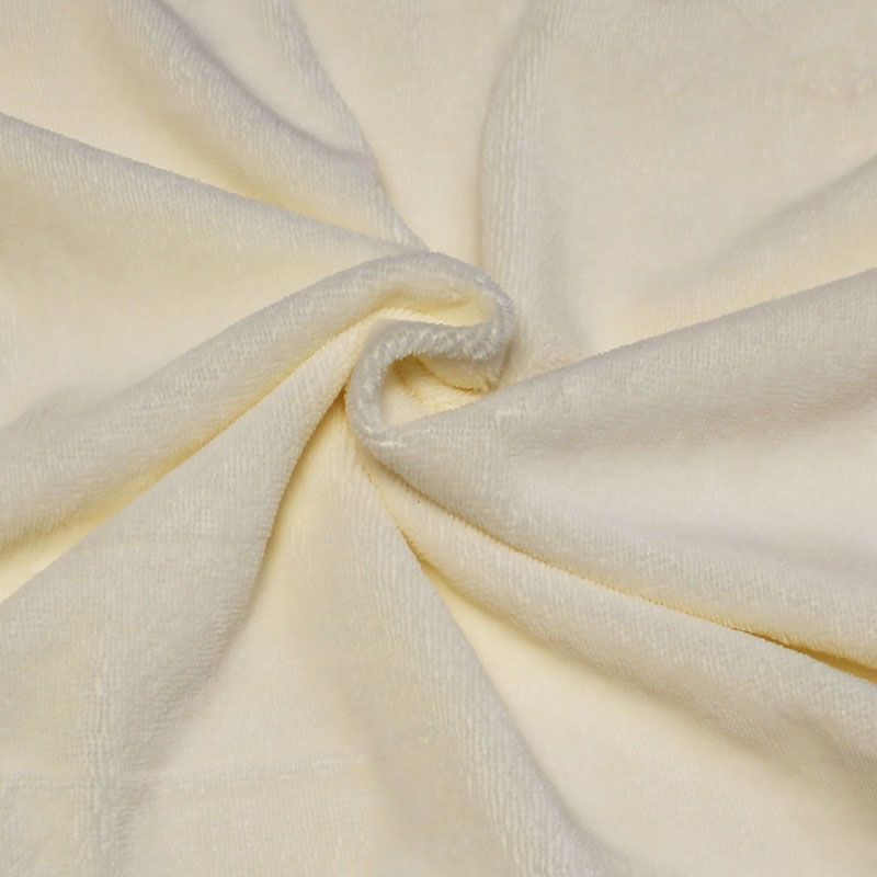 Tissu éponge bambou - Écru