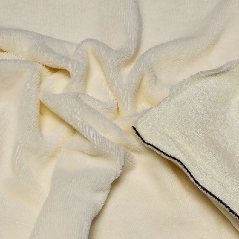 Tissu éponge bambou - Écru
