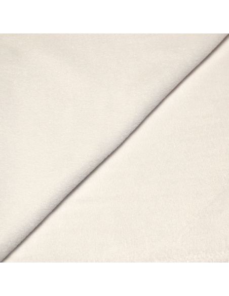 Tissu éponge bambou - Blanc optique