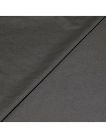Voile polycoton - Gris souris
