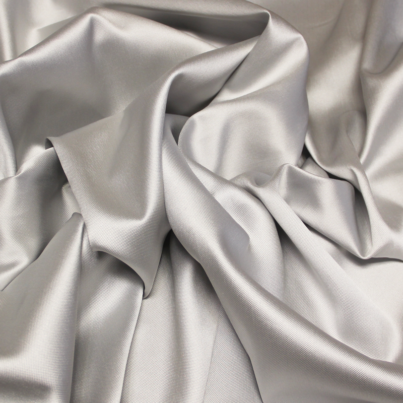 Mikado de soie souple - Gris perle