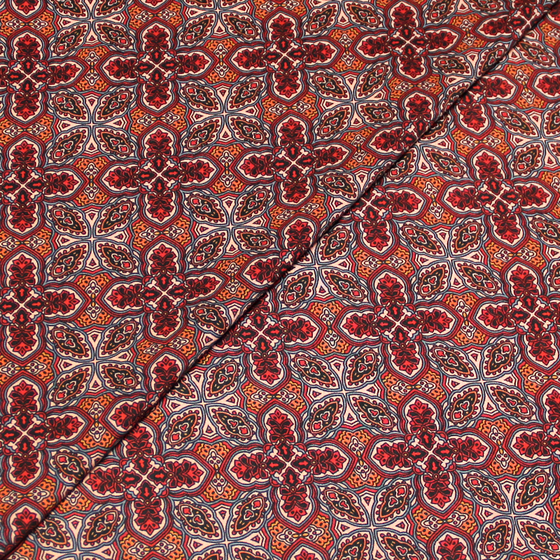 Étoffe 100% viscose - Rojo