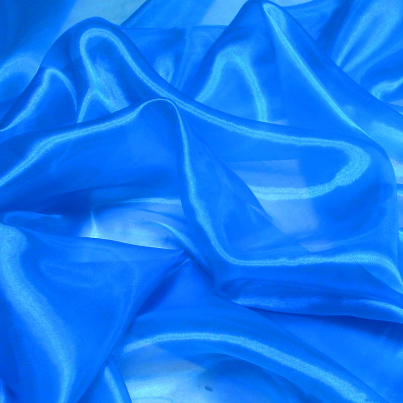 Organza cristal - Bleu