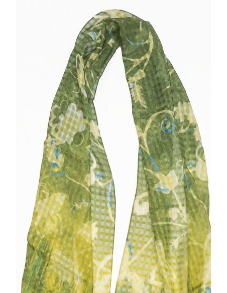 Foulard mousseline jacquard - Inès