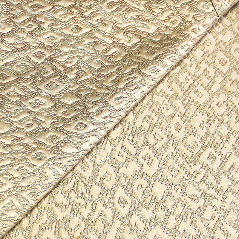Tissu broché - Tacheté doré