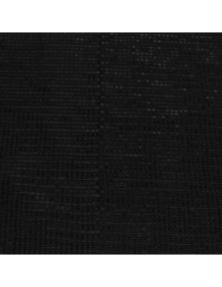 Mousseline 100% soie à sequin - Noir