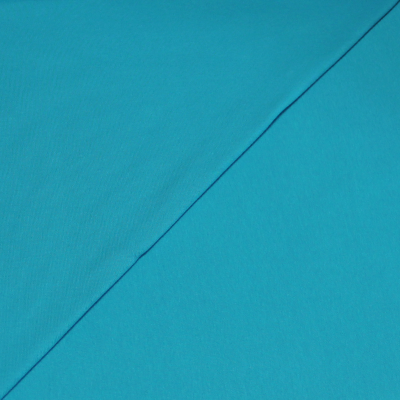 Jersey tubulaire 100% coton - Bleu