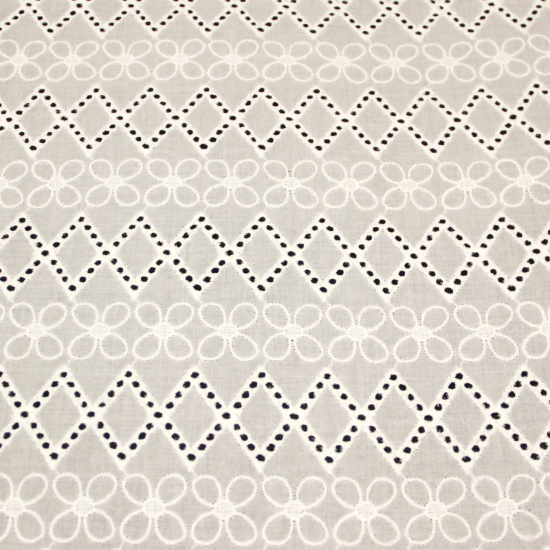 Broderie anglaise 100% coton - Frise