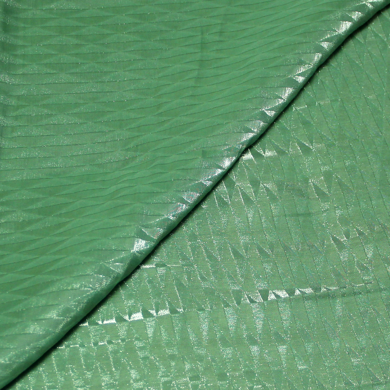 Mousseline jacquard triangle - Vert
