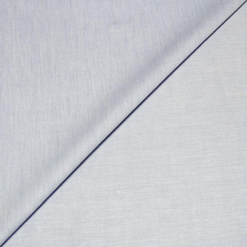 Tissu chemise 100% coton peigné - Bleu ciel