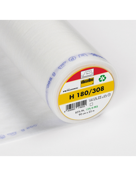 Entoilage thermocollant Vlieseline - H180 Blanc