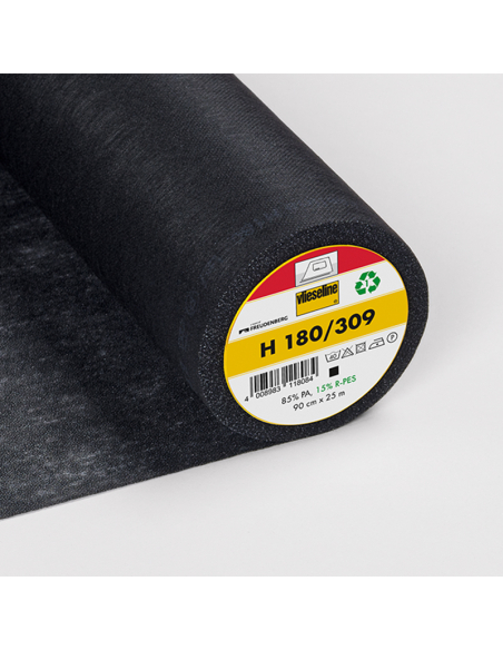 Entoilage thermocollant Vlieseline - H180 Noir