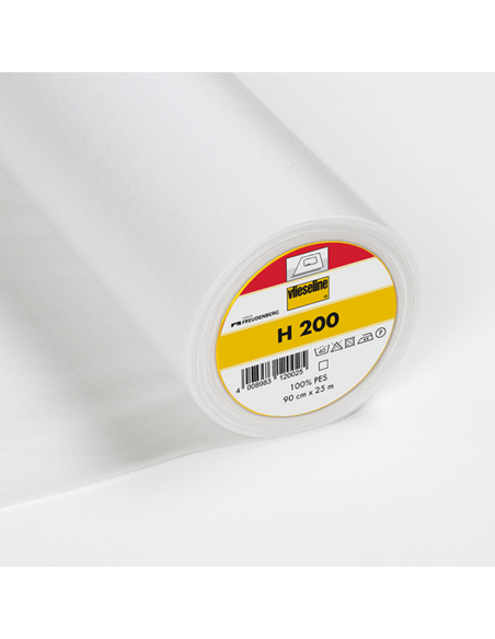 Entoilage thermocollant Vlieseline - H200 Blanc
