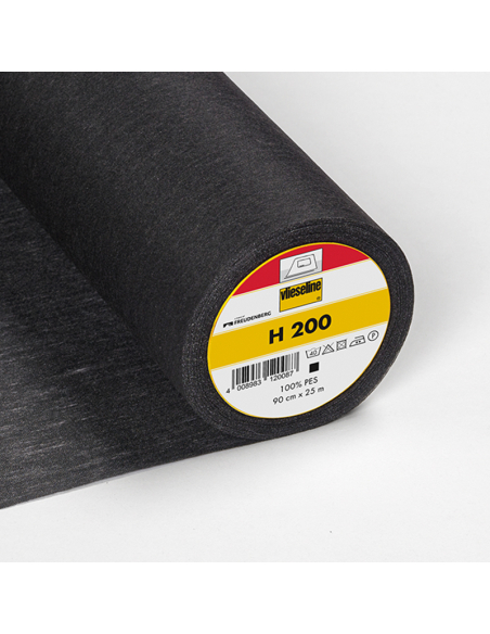Entoilage thermocollant Vlieseline - H200 Noir