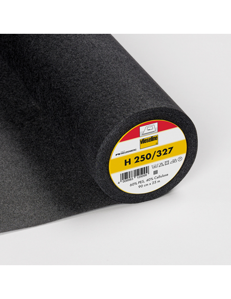 Entoilage thermocollant Vlieseline - H250 noir