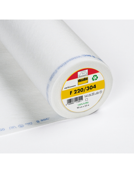 Entoilage thermocollant Vlieseline - F220 Blanc