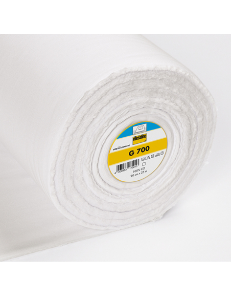 Entoilage thermocollant Vlieseline - G700 Blanc
