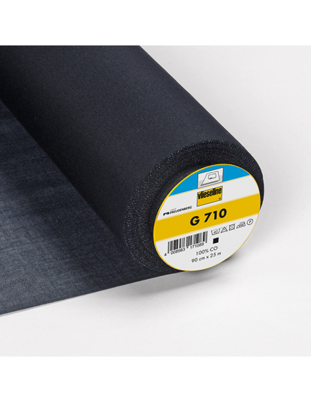 Entoillage tissé polyvalent thermocollant G710 Noir