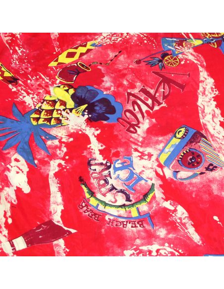 Étoffe 100% viscose - Pink beach