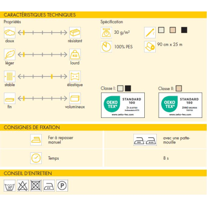 Entoillage en tissu... 2