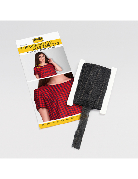 Stabilmanche Vlieseline - Noir