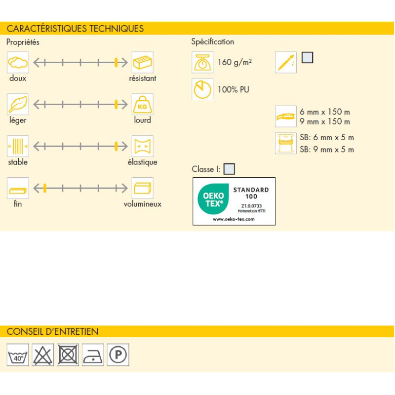 Framilastic Vlieseline - T6