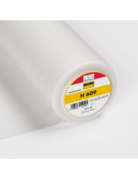 Entoilage thermocollant Vlieseline - H609 Blanc