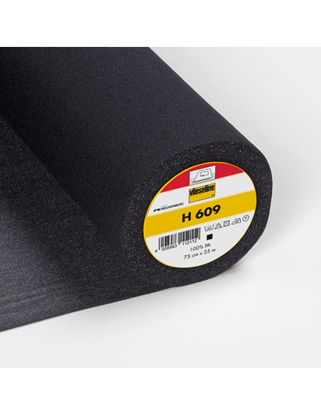 Entoilage thermocollant Vlieseline - H609 Noir
