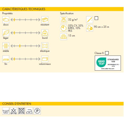 Entoilage à coudre Vlieseline - L11 2